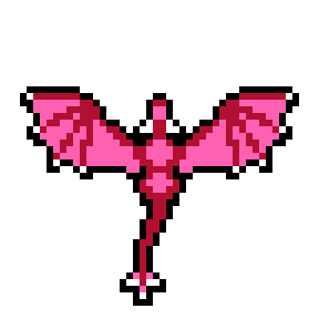 Ember, a red dragon