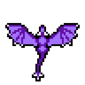 Nox, a purple dragon