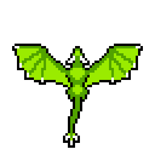Terra, a green dragon