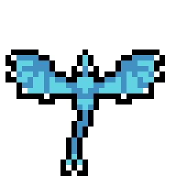 Zephyr, a blue dragon