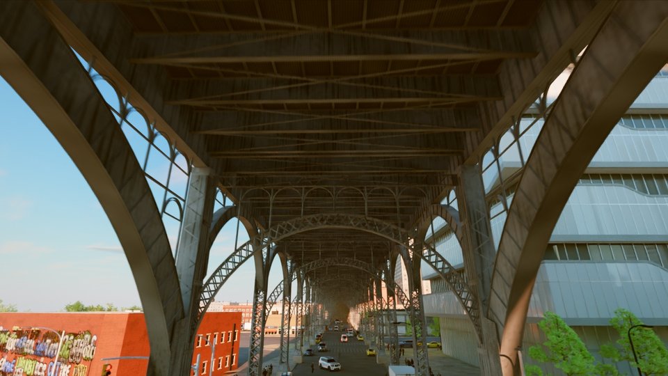 Frame 54 of t7ArchSoffit rendered with Cycles at 1280 × 720, 24 samples